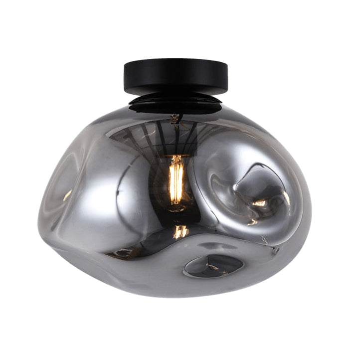 elevenpast Ceiling Light Large / Smokey Glass and Black Molten Ceiling Light | 3 Colours, 2 Sizes T-KLC-1428-L/SM