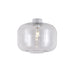 elevenpast Ceiling Light Clear Glass and White Oriel Glass Ceiling Light Black | White | Amber T-KLC-1431/CL