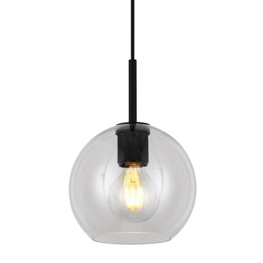 elevenpast Pendant Black Orb Glass Ball Pendant Black | Gold | Silver T-KLCH-20/BL