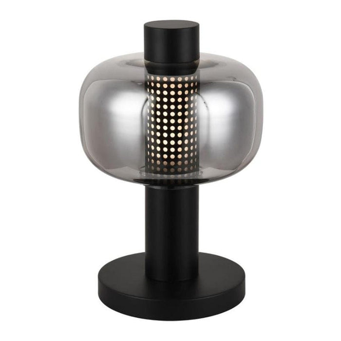 elevenpast table lamp Black Chicago Metal and Glass Table Lamp Black | Gold T-KLT-133/BL