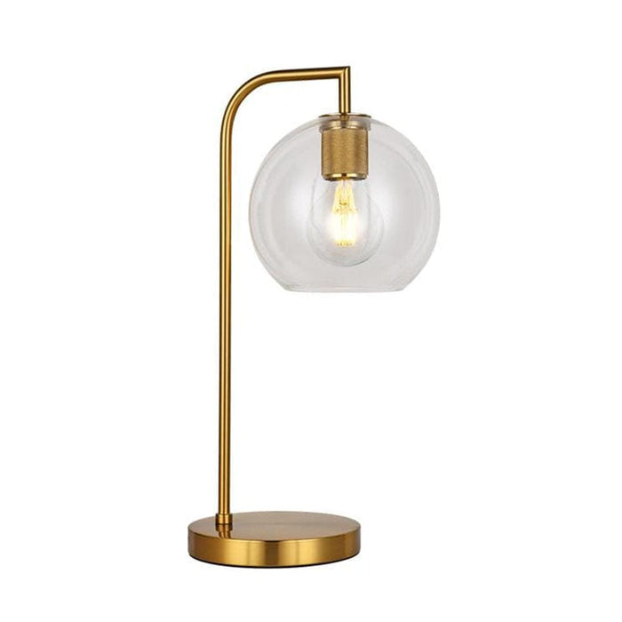 elevenpast Pendant Gold Anna Metal and Glass Table Lamp Black | Gold T-KLT-1473/GD