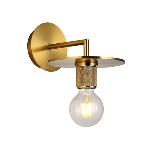 elevenpast Pendant Gold Pedro Plate Wall Light Black | Gold | Chrome T-KLW-40/GD