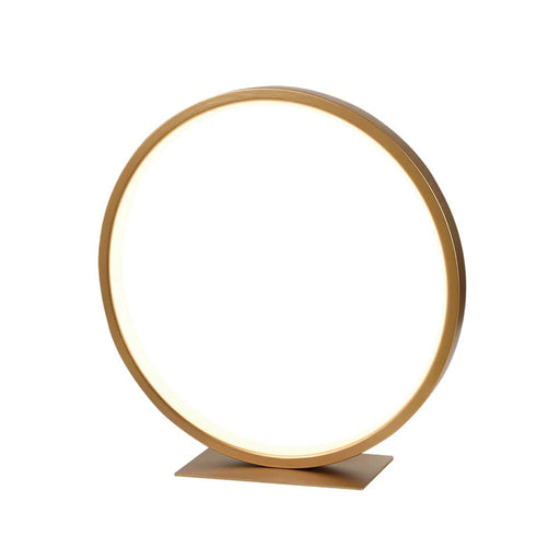 elevenpast Tables Gold Gold Ring Metal Table Lamp Gold | Black T-LED-672/GD