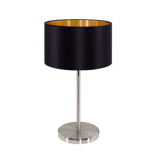 elevenpast table lamp Black & Gold Maserlo Table Lamp | Black & Gold or Taupe & Gold T367BG