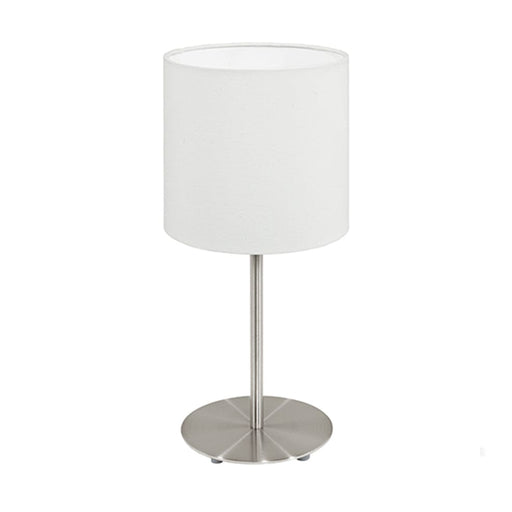elevenpast table lamp White Pasteri Metal and Fabric Table Lamp Taupe | White T537W 9002759957254