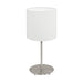elevenpast table lamp White Pasteri Metal and Fabric Table Lamp Taupe | White T537W 9002759957254