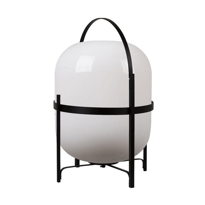 elevenpast Lamps Opal Hallstat Black Table Lamp T545 6007328387015