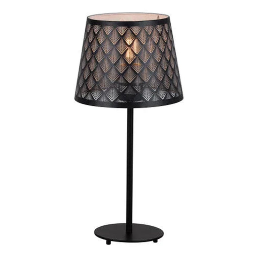 elevenpast Lamps Hepburn Table Lamp Black Metal- NO STOCK T554 6007328387596