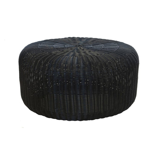 elevenpast Tables Black Coffee Table Cushion Style Black | Natural TABLECUSHIONSTYLEBLACKSYNTHETIC