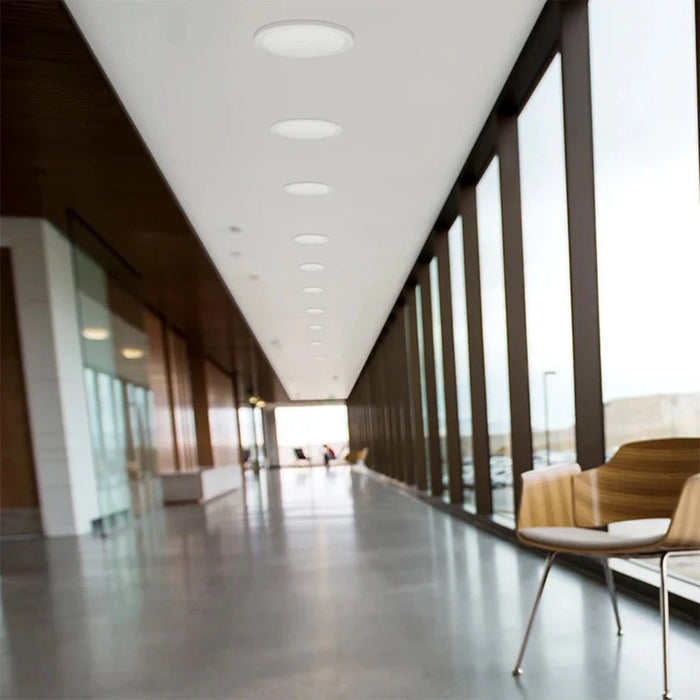 Spazio Ceiling Light Saturn 3CCT Recessed LED Downlight – White