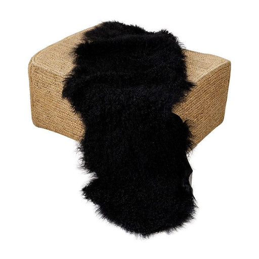elevenpast Rugs Black Tibetan Sheepskin Rug | Black or Ivory TIBETAN RUGS
