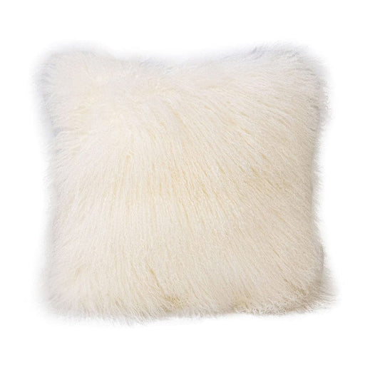 elevenpast Ivory Tibetan Scatters Sheepskin Pillow | 4 Colours TIBETAN SCATTERS IVORY