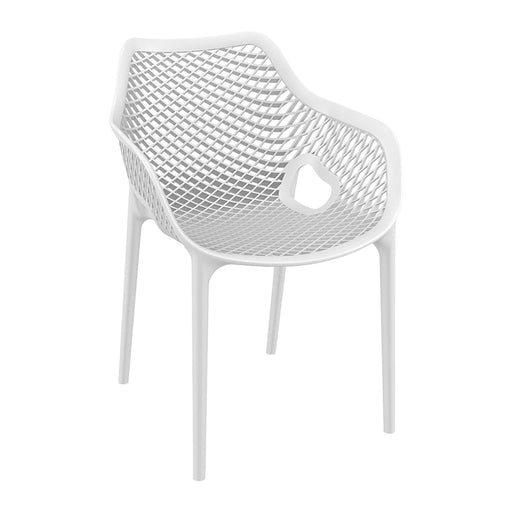 elevenpast White Air Armchair TIS007XLWHITE 0700254842585