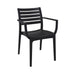 elevenpast Black Artemis Arm Chair TIS011BLACK 0700254842950