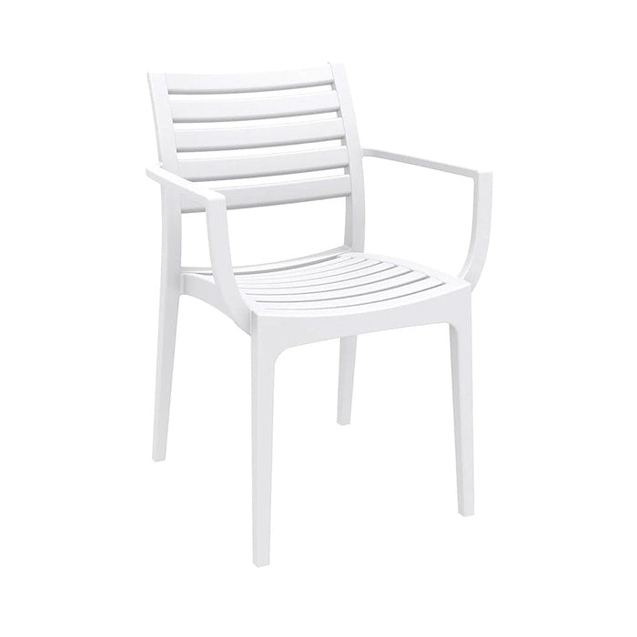 elevenpast White Artemis Arm Chair TIS011WHITE 0700254842974