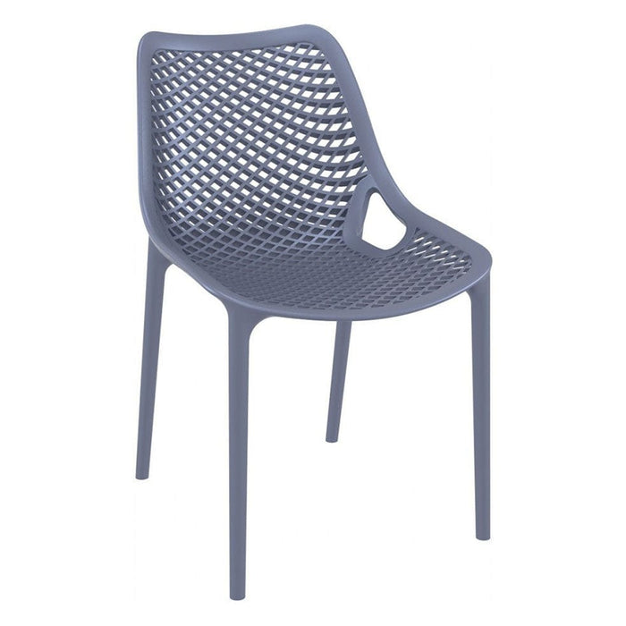 elevenpast Outdoor Chairs Dark Grey Air Side Chair TIS014DGREY 0700254842707