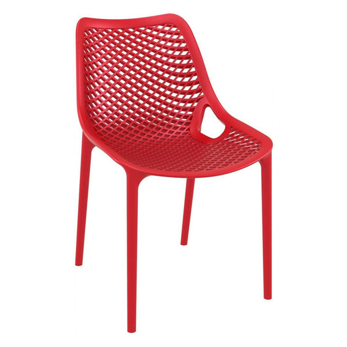 elevenpast Outdoor Chairs Red Air Side Chair TIS014RED 0700254842653