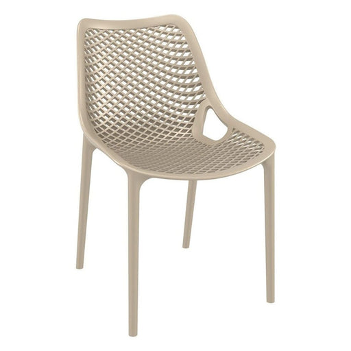 elevenpast Outdoor Chairs Taupe Air Side Chair TIS014TAUPE 0700254842691