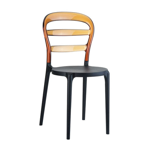 elevenpast Chairs Black/Amber Miss Bibi Chair TIS055BLKAMB