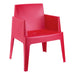 elevenpast Red Box Arm Chair TIS058RED