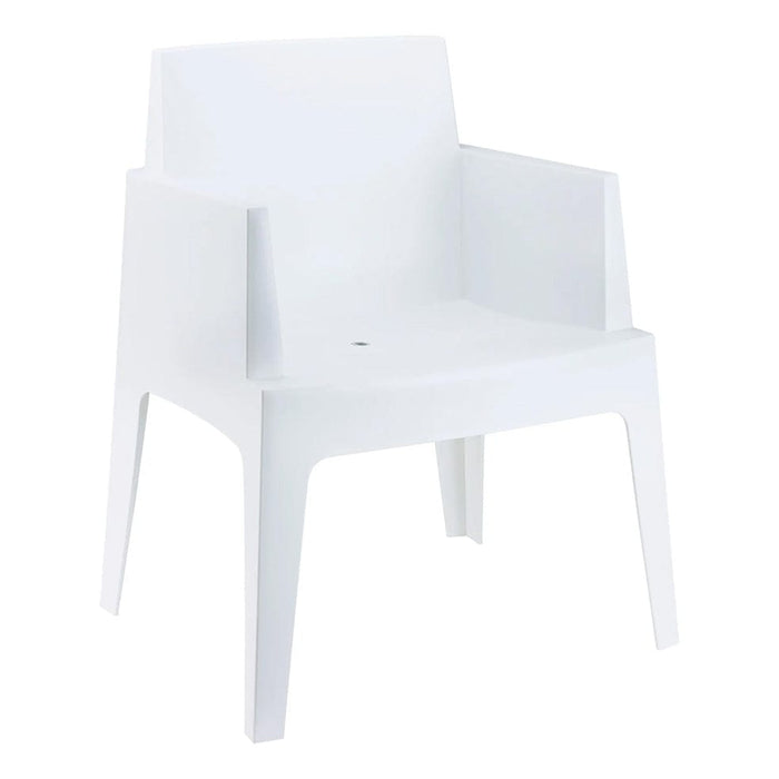 elevenpast White Box Arm Chair TIS058WHITE