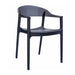elevenpast Black/Black Carmen Chair TIS059BLKBLK