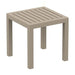 elevenpast Taupe Ocean Side Table TIS066TAUPE