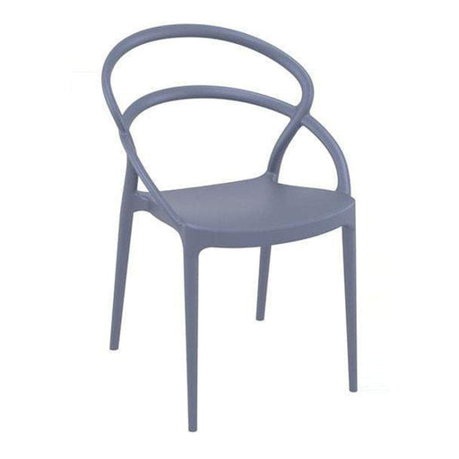 elevenpast Grey Pia Cafe Chair TIS086GREY 633710853415