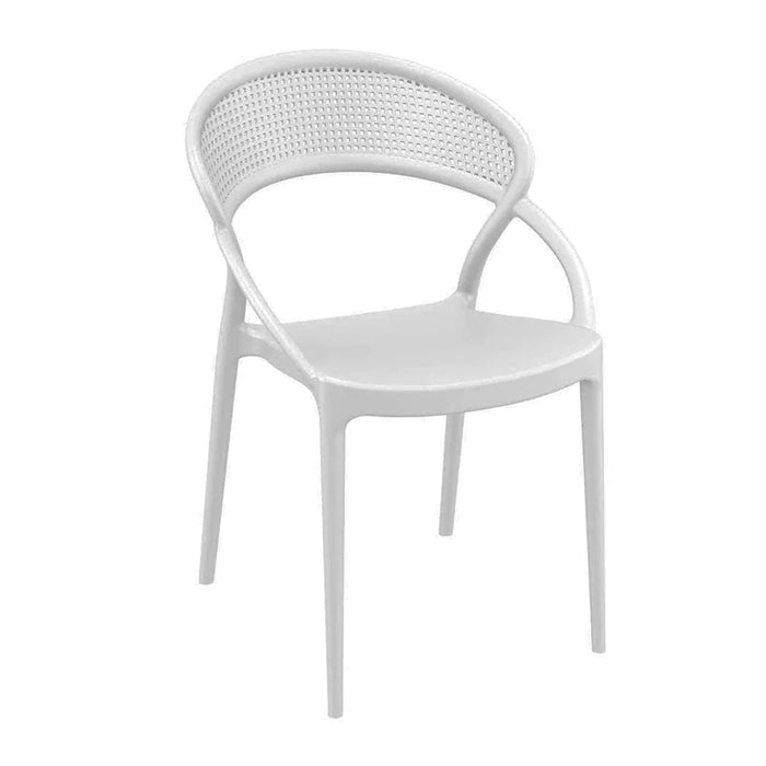 elevenpast White Sunset Chair - Fully Polypropylene TIS088WHITE 633710853545