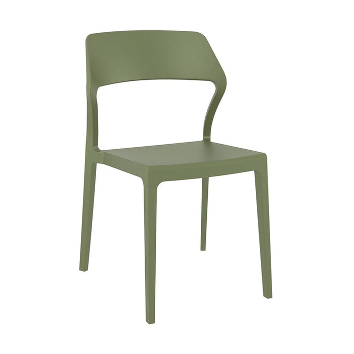 elevenpast Chairs Green Snow Chair - Fully Polypropylene TIS092GREEN
