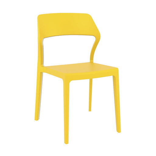 elevenpast Chairs Yellow Snow Chair - Fully Polypropylene TIS092YELLOW