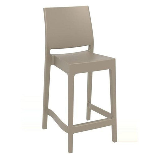 elevenpast Taupe Maya Kitchen Stool TIS100TAUPE