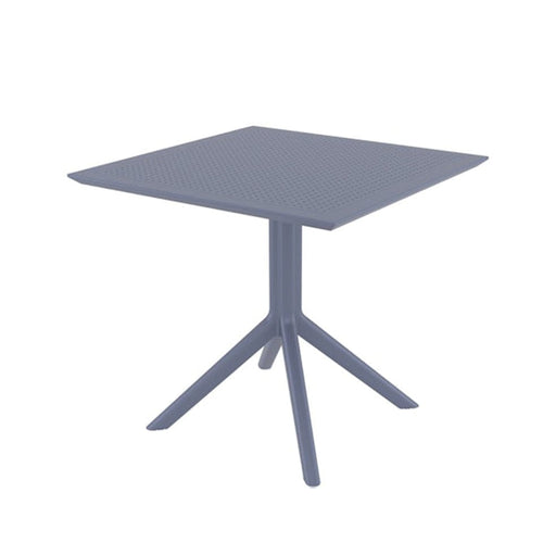 elevenpast Dining Table Dark Grey Sky 80x80 Dining Table | 4 Colours TIS106DGREY