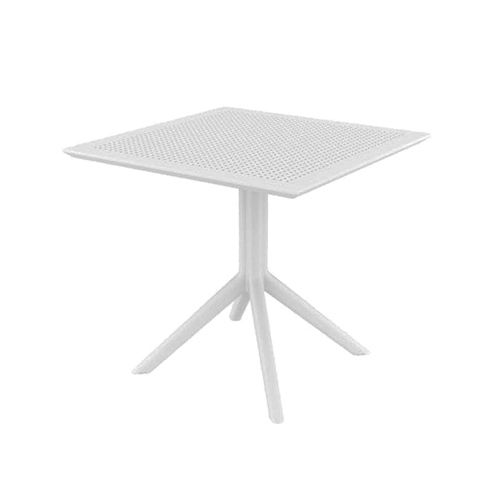 elevenpast Dining Table White Sky 80x80 Dining Table | 4 Colours TIS106WHITE