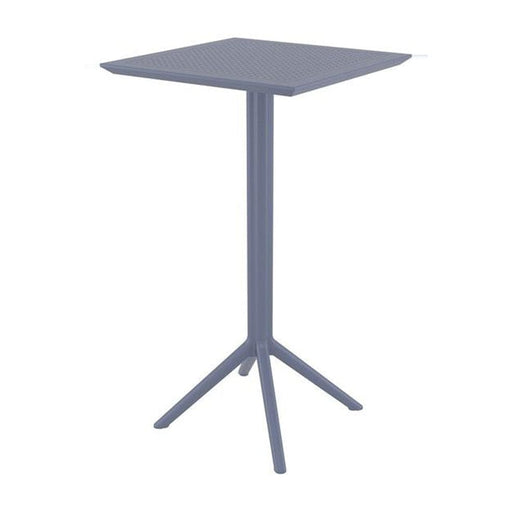 elevenpast Tables Dark Grey Sky Flip Top Bar Table TIS116DGREY