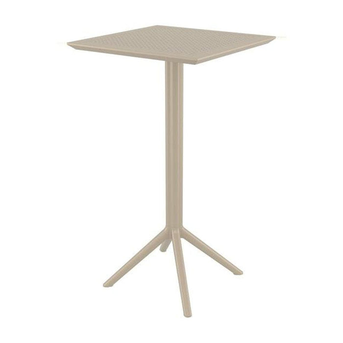 elevenpast Tables Taupe Sky Flip Top Bar Table TIS116TAUPE