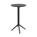 elevenpast Black Sky 60 Round Bar Table - Flip Top Perforated TIS122BLACK