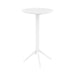 elevenpast White Sky 60 Round Bar Table - Flip Top Perforated TIS122WHITE