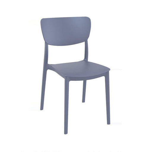 elevenpast Grey Monna Chair - Fully Polypropylene TIS127GREY 633710853460