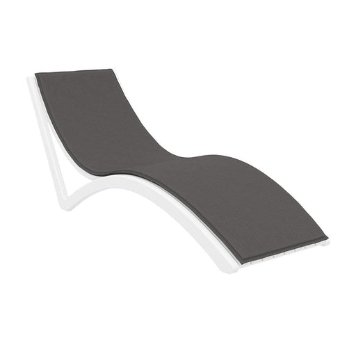 elevenpast Grey Cushion Slim Pool Lounger Cushion ONLY TIS144GREY