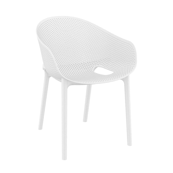 elevenpast Chairs White Sky Pro Arm Chair TIS151WHITE