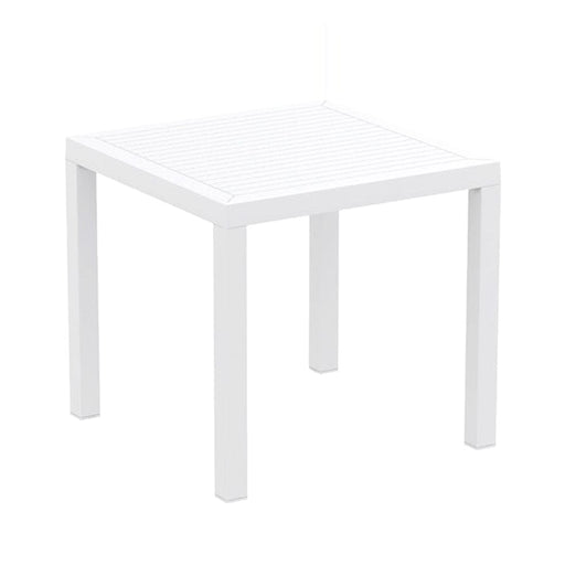elevenpast Tables White Ares Square Table Indoor/Outdoor TIS164WHITE 633710850032