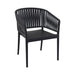 elevenpast Arm Chairs, Recliners & Sleeper Chairs Black Portofino Polypropylene Armchair TIS212BLACK