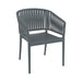 elevenpast Arm Chairs, Recliners & Sleeper Chairs Dark Grey Portofino Polypropylene Armchair TIS212DARKGREY