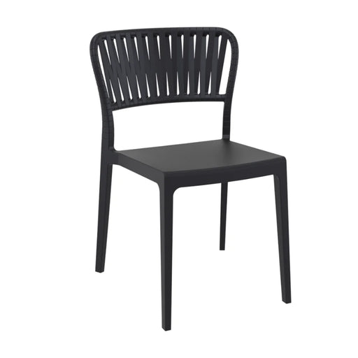 elevenpast side chair Black Portofino Outdoor Chair TIS213BLACK