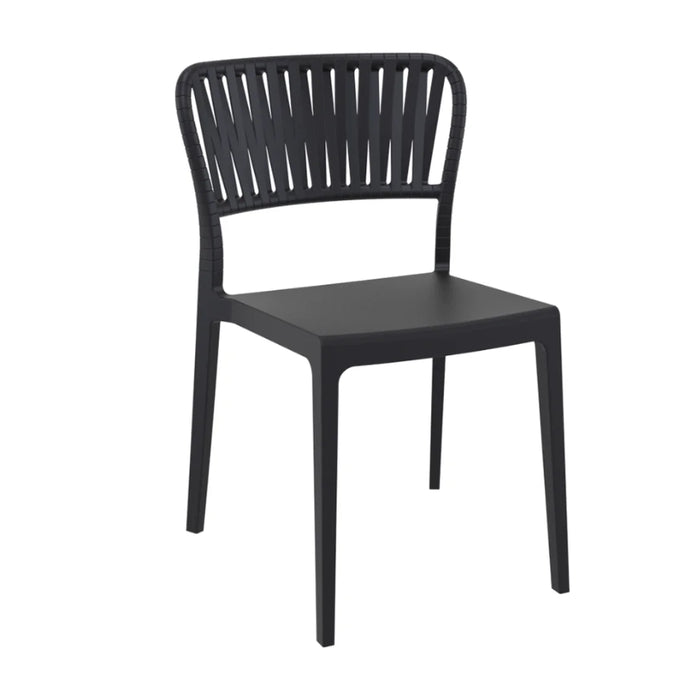 elevenpast side chair Black Portofino Outdoor Chair TIS213BLACK