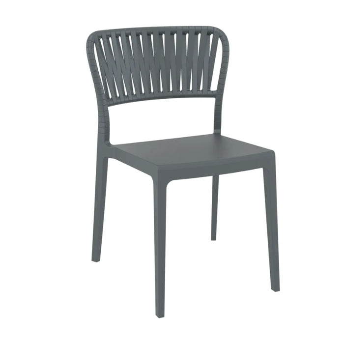 elevenpast side chair Dark Grey Portofino Outdoor Chair TIS213DARKGREY