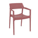 elevenpast Chairs Marsala Tulum Arm Chair - Polypropylene Outdoor/Indoor Chair TIS220MARSALA