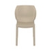 elevenpast Chairs Taupe Nora Stackable Outdoor Side Chair – Black | Taupe TIS222TAUPE