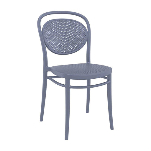 elevenpast Dark Grey Marcel Side Chair TIS257DARKGREY